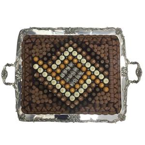 Plateau à chocolat en aluminium de haute qualité, plateau à dessert, fête de mariage et de fiançailles, événement de luxe, fournisseur en gros de chocolat - Product Image 2