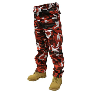 Pantalones Cargo de Mezclilla para Hombre, Cintura Media, Corte Regular, Transpirables, Bordados, Estilo Vintage, Poliéster y Algodón, Ropa Casual de Verano - Product Image 3