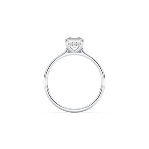Anillo de Moissanita Chapado en Oro Blanco de 14K y Plata de Ley 925 REYES, Precio al por Mayor, Certificado GRA, Joyería Fina para Bodas - Product Image 6