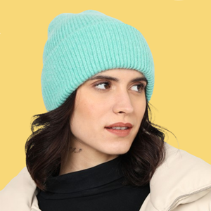 Gorro de punto de lana ligero y ventoso para mujer - Product Image 6