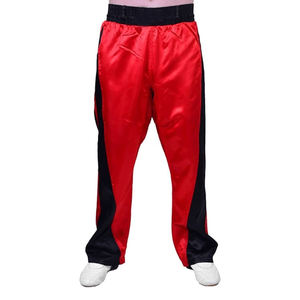 Pantalon de kickboxing en soie de haute qualité, pantalon d'arts martiaux, de karaté, de combat, de boxe, à séchage rapide et respirant - Product Image 1