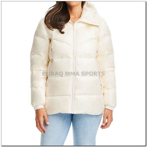 Veste matelassée imperméable personnalisée pour femme, manteau d'hiver rembourré de style designer, en nylon, pour l'extérieur - Product Image 6
