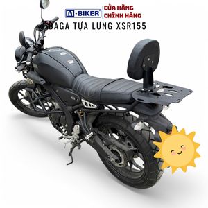 Porte-bagages arrière M-Biker Yamaha XSR155 avec dossier passager, accessoires de moto - Product Image 3