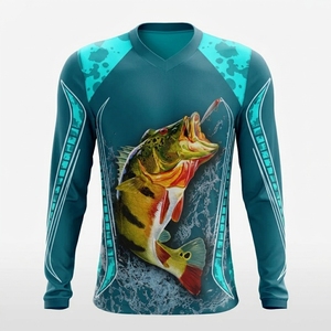 Vêtements de pêche pour hommes, t-shirt de pêche à manches longues, matière légère et respirante, coupe confortable, haute performance - Product Image 3