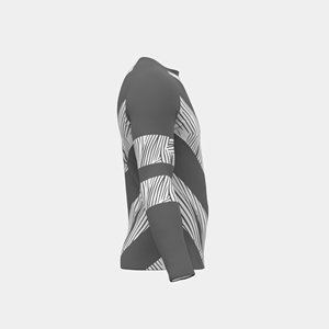 เสื้อรัดกล้ามเนื้อแขนยาวสำหรับผู้ชายสำหรับกีฬา BJJ ยี่ห้อ Ranked ได้รับการรับรองสำหรับการฝึกซ้อมและแข่งขัน  จำหน่ายในตลาดอเมริกาและยุโรป ขายส่ง - Product Image 3