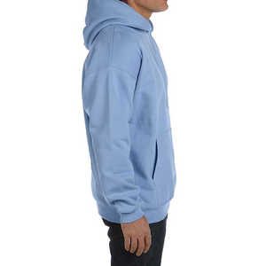 Wholesale Custom Logo Heavy Weight Men's <b>Fleece</b> Hoodie Hot Products Hooded Collar Solid Pattern Customized <b>Thick</b> <b>Fleece</b> Hoodie - Product Image 4