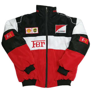 Chaqueta de Cuero Estilo Motociclista F1 para Hombre, Talla Grande, para Todas las Estaciones, Holgada, Resistente al Viento, Transpirable, Impermeable, Diseño Elegante - Product Image 3