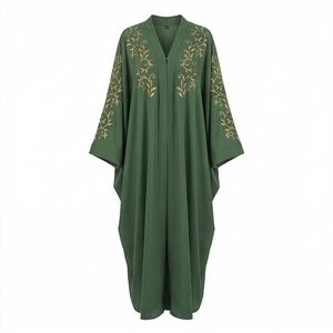 Services OEM, meilleur design, couleur personnalisée, abaya musulmane pour femmes, haute qualité, séchage rapide, respirante, robe longue islamique, vente en gros - Product Image 1