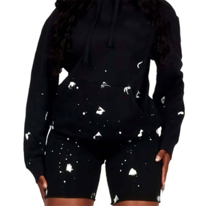 Ensemble 2 pièces vintage pour femme : short en dentelle, spandex/coton, respirant, séchage rapide, imperméable, anti-boulochage, coupe ajustée hiver - Product Image 5