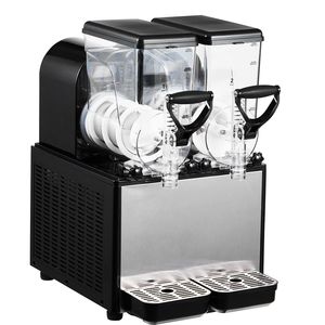 Machine à slush commerciale 12L avec fonction autonettoyante, 2 réservoirs de 6L, pour boissons glacées et margaritas - Product Image 1