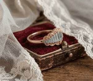 Anillo de boda de plata de ley S925 con circonita cuadrada geométrica de junio y diamante de color, joyería de moda que combina con todo - Product Image 2