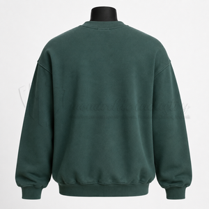 Sudadera Personalizada Extra Grande para Hombre, Cuello Redondo, Algodón Grueso, Fabricante de Marca Privada - Product Image 2