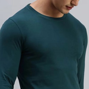 Camisetas de Manga Larga para Hombre, Precio Económico Directo de Fábrica, OEM, Cuello Redondo, Color Marrón, de Alto Rendimiento - Product Image 5