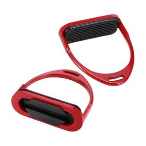 OEM ODM Customizable Western Horse Stirrups-High Quality Stainless Steel Leather Cover Custom Logo Color Options for Comfortable - Product Image 4