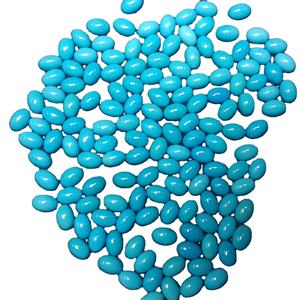 Semipreciosa Arizona turquesa ovalada piedra preciosa cabujón hecho a mano calibrado 6x4mm tamaño cabujón turquesa piedra suelta - Product Image 1