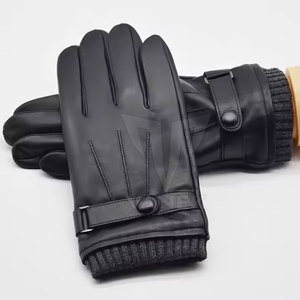 Stylish Leather <b>Gloves</b> for Men Elegant Design Soft Warm Breathable Eco-Friendly Grip Friendly <b>Driving</b> <b>Gloves</b> for Winter Travel - Product Image 2