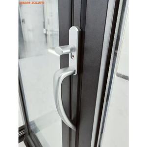 Desain Modern perumahan Aluminium bi-lipat pintu lapisan ganda geser isolasi untuk balkon Villa Hotel - Product Image 5