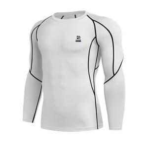 Camisetas de Compresión para Hombre, Tallas Grandes, Último Diseño, Manga Larga, Casuales, Transpirables, Ecológicas, de Secado Rápido, Spandex/Poliéster - Product Image 1