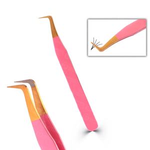 Pinzas Profesionales para Pestañas OEM ODM, Antiestáticas, Color Personalizado, Herramientas de Extensión de Pestañas de Volumen, Acero Inoxidable, Logotipo Personalizado - Product Image 1