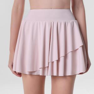 Rok Golf Atletik Minimalis EXON Pinggang Tinggi, Rok Tenis Bernapas dengan Kantong Dalam, Skort Atletik dan Rok Mini - Product Image 4