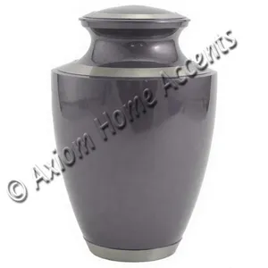 Urne funéraire artisanale en laiton massif pour cendres humaines adultes - Axiom Home Accents Urne de crémation bon marché en plastique indien - Product Image 3
