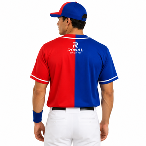 Maillot de baseball unisexe grande taille à séchage rapide et respirant, 100 % polyester, imprimé en 3D, manches courtes, dernier design 2026, vêtements de sport d'équipe - Product Image 4