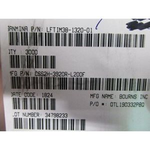 1 lot de 3000 BOURNS CSS2H-3920R-L200F RES SMD 200 - Équipements et composants semi-conducteurs d'occasion fiables à l'échelle mondiale - Product Image 3