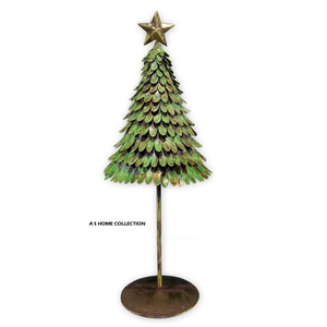 Antique Look Metal Blank Sublimation Christmas <b>Tree</b> <b>Tabletop</b> Eco-Friendly Customizable Color & Size Festival Holiday Decoration - Product Image 1