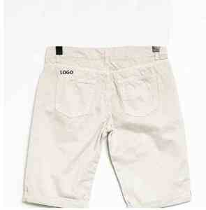 Custom High Quality Streetwear Heavy Weight Half Short <b>Pants</b> Vintage Distressed Baggy Flared - Product Image 6