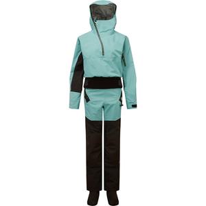 Boys Waterproof <b>Work</b> Coverall Polyester Blue Green <b>Black</b> Trim Outdoor Use - Product Image 1