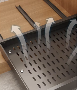Étagère de rangement murale en acier au carbone pour cuisine, couteaux, baguettes et vaisselle, OEM/ODM Vietnam - Product Image 4