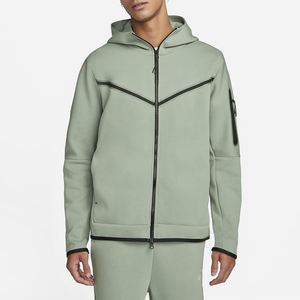 Ensemble de survêtement sportif pour homme, sweat à capuche zippé et pantalon de jogging oversize, deux pièces, en molleton de haute qualité - Product Image 1