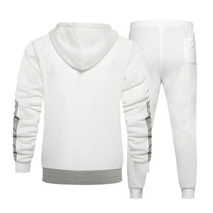 Reasonable Price Premium Quality Polyester/Cotton Hooded Casual <b>Men's</b> Tracksuit Comfortable Lightweight Quick-Drying Breathable - Product Image 4