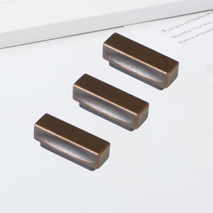 Tirador Rectangular de Aleación de Zinc Bronce Antiguo para Gabinetes, Manija Rústica Vintage para Cajones de Cocina, Baño y Comedor - Product Image 1