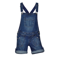 Robe Salopette Courte en Jean Décontractée et Simple pour Femme, Respirante, Délavée, Haute Qualité, Idéale pour l'Été
