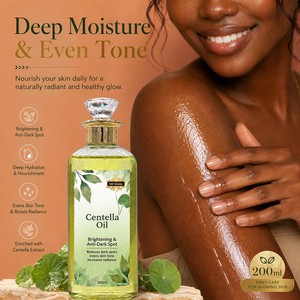 Huile Corporelle Éclaircissante 5D GLUTA Centella Gluta pour Peaux Foncées – Boost d'Éclat Naturel, Anti-Taches, Format Familial – Spécial <span class=keywords><strong>Afrique</strong></span> - Product Image 2