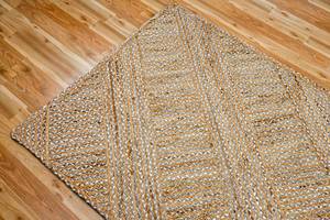 Tapis en jute tressé géométrique fait main pour la décoration de la maison, salon, chambre à coucher, vente en gros - Product Image 5