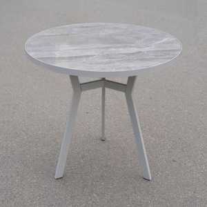 Three-legged Round Plastic <b>Table</b> With <b>Tiled</b> <b>Table</b> Top - A Perfect Outdoor <b>Garden</b> <b>Table</b> for a <b>Garden</b> Evening - Product Image 4