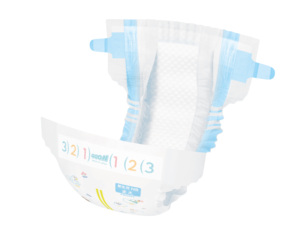 Productos de Higiene GOO.N, Pañales Desechables para Bebé, de Tela No Tejida, con Canal 3D para Prevenir Fugas, Estilo Cinta Adhesiva - Product Image 4