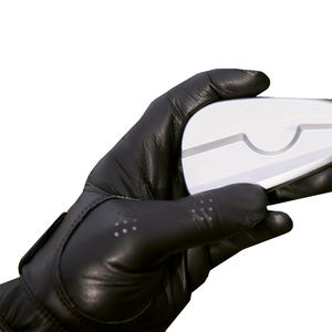 Gants de golf en cuir véritable pour adultes, couleur noire, main gauche ou droite, doux, respirants, avec bracelet élastique. - Product Image 3