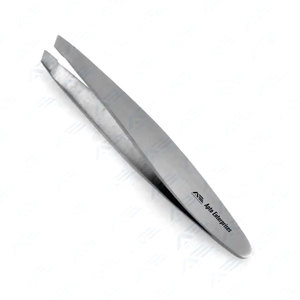 Professional Beauty Instruments Beauty Tools Eyebrow Grooming Custom Color Grip Stainless Steel Eyebrow Tweezers - Product Image 1