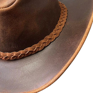Premium High Quality Genuine Leather Cowboy <b>Hats</b> for Men and Women-Equestrian Use - Product Image 6