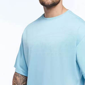 เสื้อยืดโอเวอร์ไซส์ผู้ชาย ดีไซน์ใหม่ ผ้าฝ้าย 100% ขายส่ง เสื้อผ้าแฟชั่นทรงหลวม พิมพ์ลาย เสื้อยืดโอเวอร์ไซส์ผู้ชาย - Product Image 3