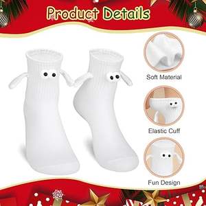 Chaussettes d'hiver décontractées pour hommes de qualité supérieure, respirantes, confortables, en tricot Spandex/Nylon, résistantes aux déchirures, détection par aiguille, OEM - Product Image 6