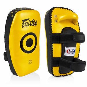 แผ่นรองซ้อมเตะ Fairtex หนังแท้ ขายดีที่สุด สำหรับฝึกซ้อมคิกบ็อกซิ่ง แผ่นโค้งสำหรับตี แผ่นรองแขน MMA มวยไทย แผ่นป้องกันการตี - Product Image 6