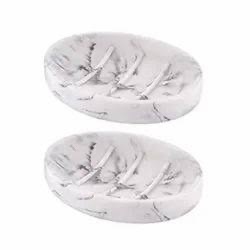 Porte-savon carré en résine écologique et résistant à l'eau ILAHI – Moderne, personnalisable, idéal pour les fêtes et le shopping - Product Image 4