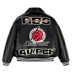 Chaquetas de Cuero Genuino a Precios Razonables, Chaqueta Avirex Edición USA para Hombre, Chaqueta Bomber, Chaquetas de Vuelo Americanas - Product Image 2