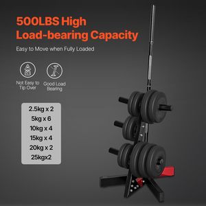 "Wooden Customized Packaging L-Frame Weight <b>Plate</b> <b>Rack</b> for 2 Inch Weight <b>Plates</b> 500 Lbs Load Capacity" - Product Image 2