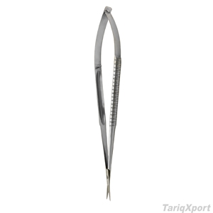 Factory Price Professional Stainless Steel Cuticle Scissors Curved Sharp Blade Precision Nail Cuticle Trimmer with Spring Handle - Product Image 2