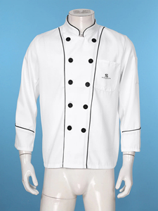 เสื้อเชฟโลโก้สั่งทำสำหรับร้านอาหาร คาเฟ่ และพนักงานเบเกอรี่ ผู้ผลิตเสื้อผ้า ODM ปี 2026 - Product Image 4